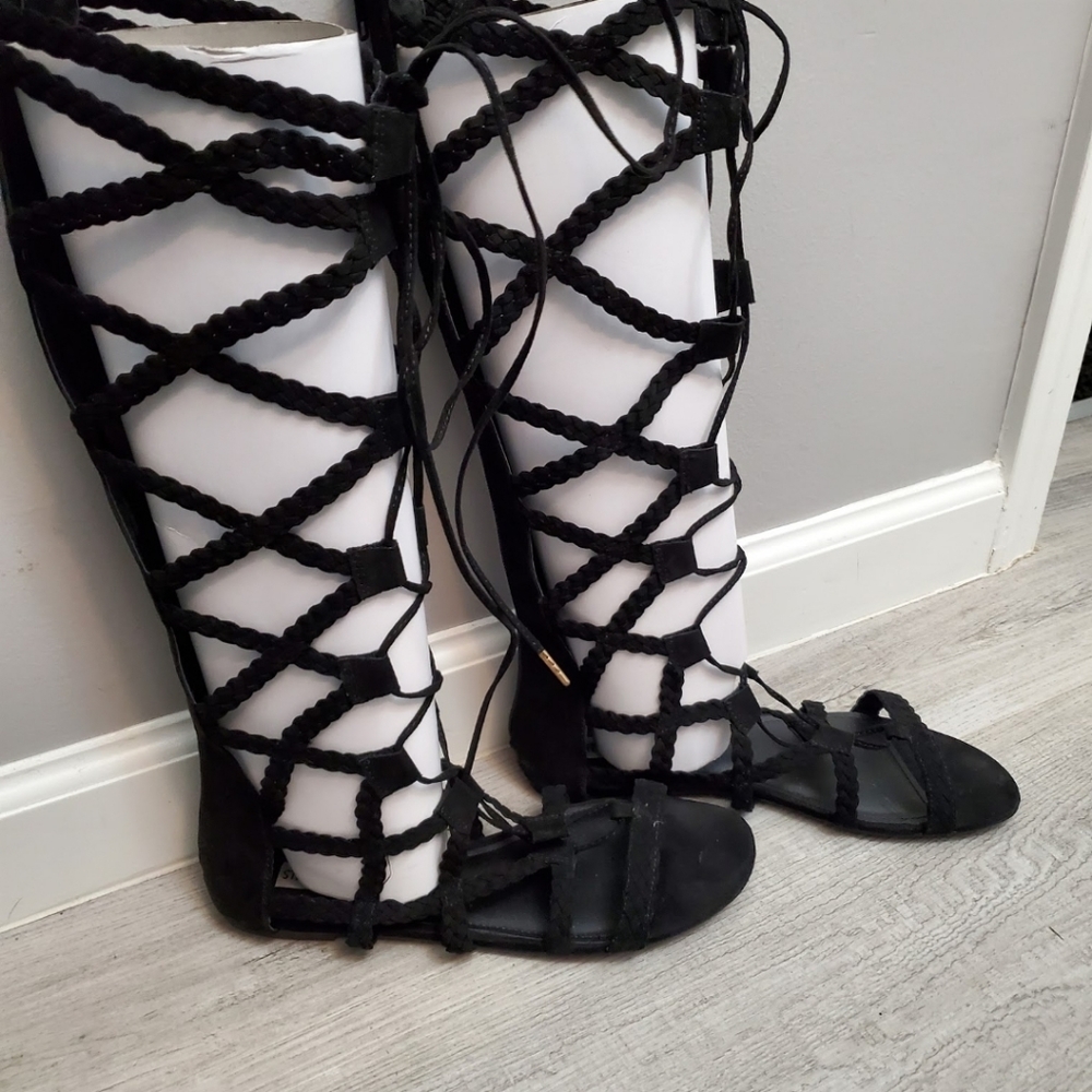 Steve Madden Faux Suede galaxy sandal